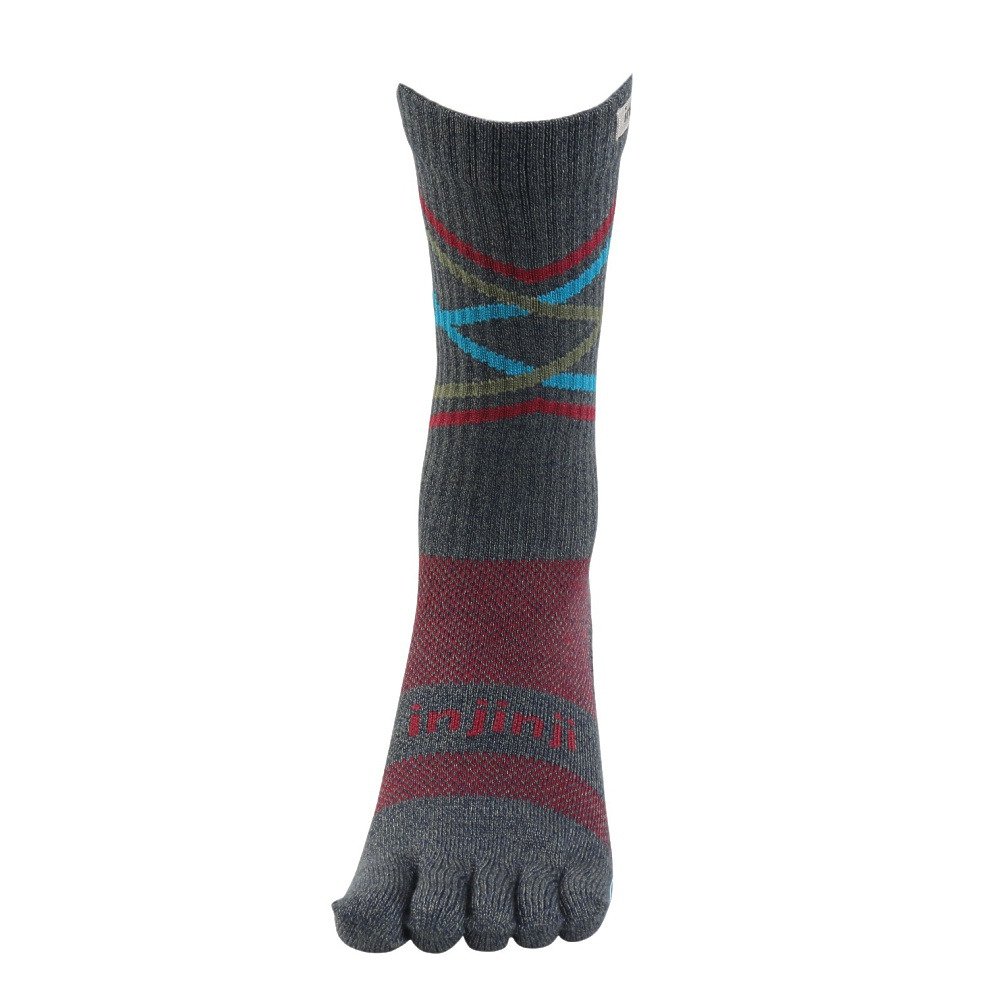 インジンジ（injinji）（メンズ）トレッキング ソックス 靴下 トレイルミッドウェイトクルー 213170-PEK