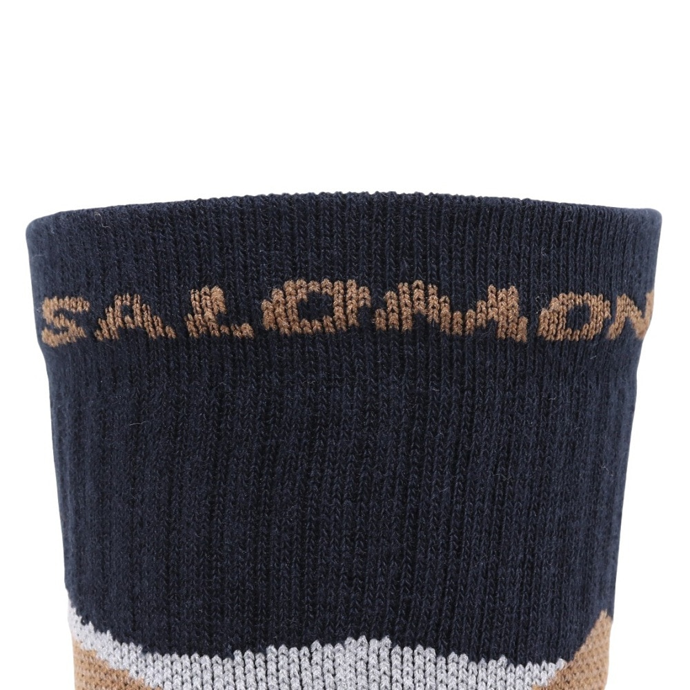 サロモン（SALOMON）（メンズ、レディース）トレッキング 靴下 2足組 OUT ALPS クルーソックス LC2261400