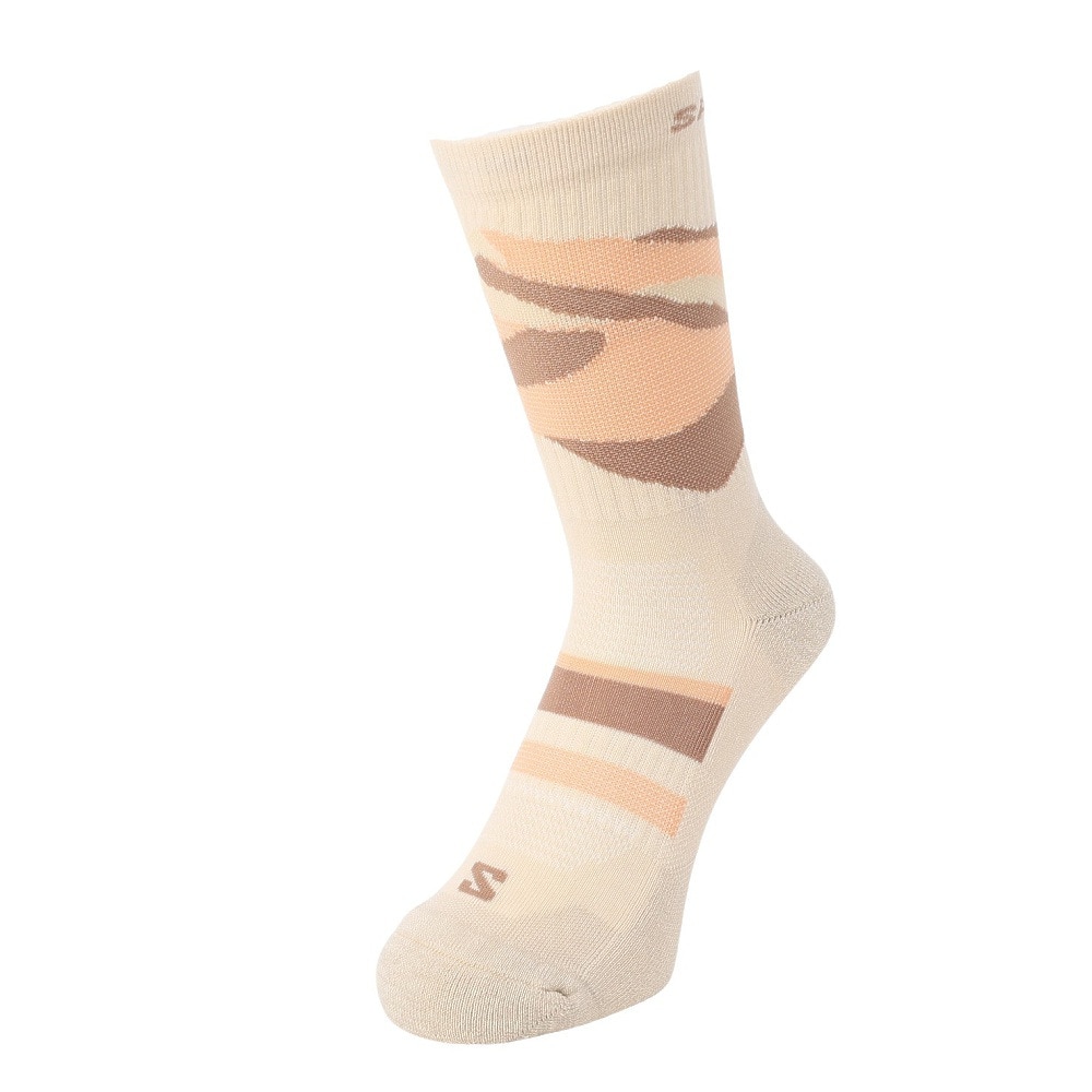 サロモン（SALOMON）（メンズ、レディース）トレッキング 靴下 2足組 OUT ALPS クルーソックス LC2261500