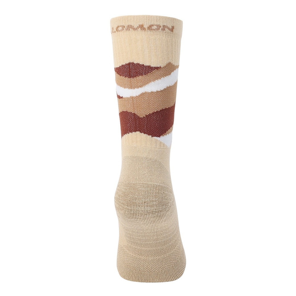 サロモン（SALOMON）（メンズ、レディース）トレッキング 靴下 2足組 OUT ALPS クルーソックス LC2261500