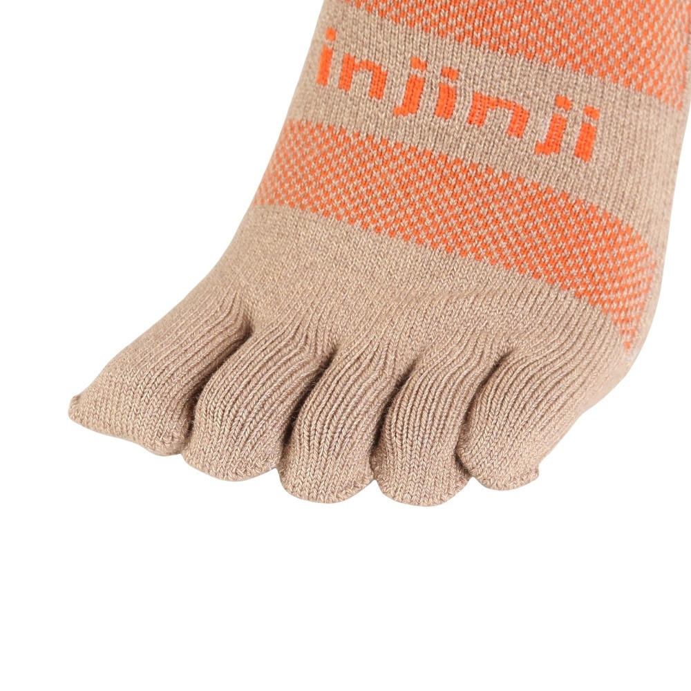 インジンジ（injinji）（メンズ、レディース）トレッキング ソックス 靴下 トレイル ミッドウェイト クルー 5本指タイプ 213170 グレイン
