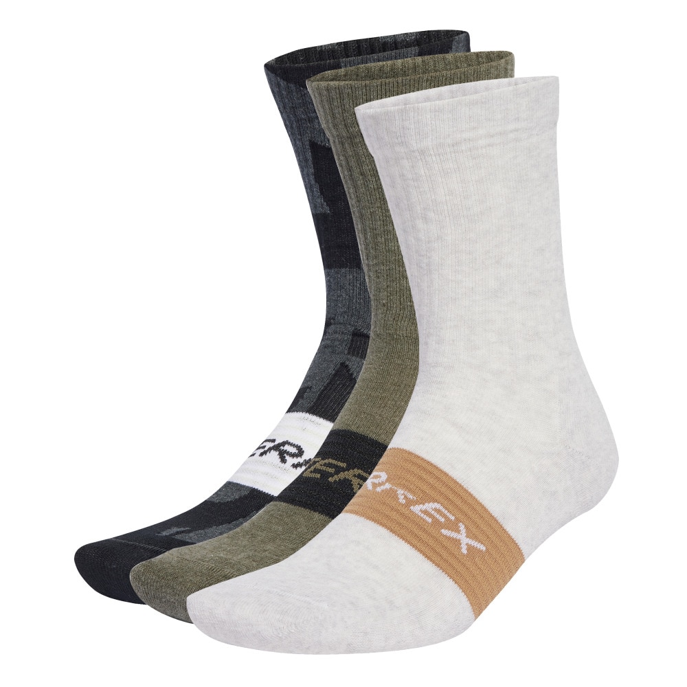 アディダス（adidas）（メンズ）トレッキング ソックス テレックス マルチソックス 3足組 KQF30-JX1094