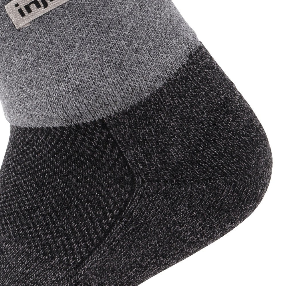 インジンジ（injinji）（メンズ、レディース）トレッキング ソックス 靴下 トレイルミッドウェイトミニクルー グラナイト 213130GR