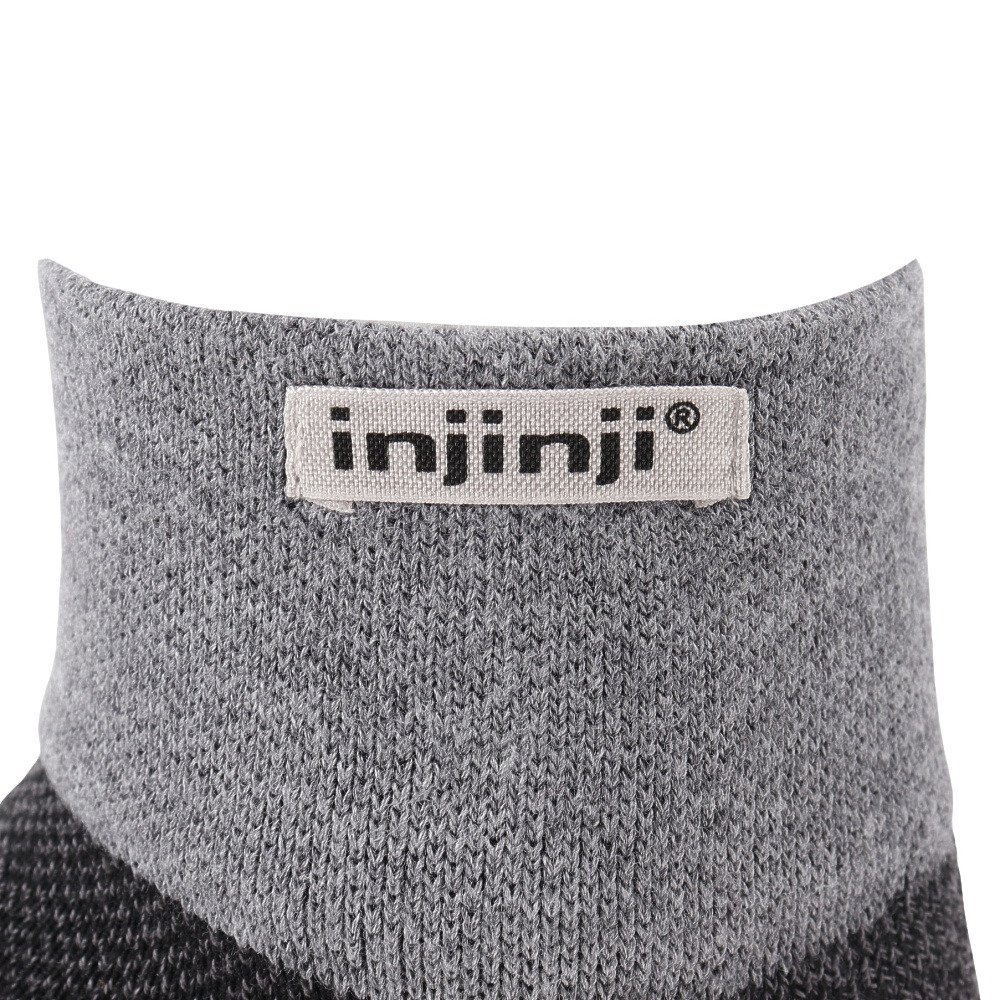インジンジ（injinji）（メンズ、レディース）トレッキング ソックス 靴下 トレイルミッドウェイトミニクルー グラナイト 213130GR