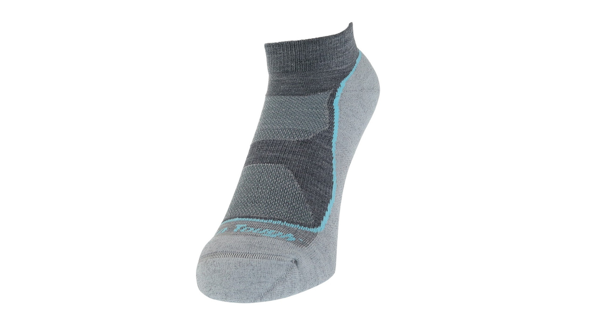 ダーンタフ（Darn Tough）（レディース）ソックス 靴下 ノーショーライトクッション 19441986 Slate グレー