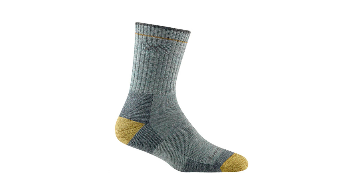 ダーンタフ（Darn Tough）（レディース）ソックス 靴下 1903 マイクロクルー ミッドウェイトクッション 19441903 Sage
