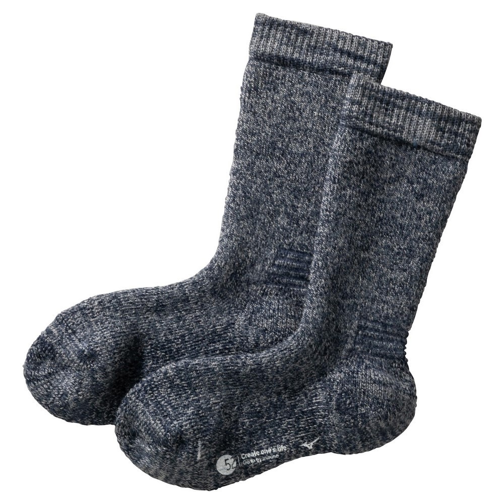 ミズノ（MIZUNO）（レディース）トレッキング ソックス 靴下 ブレスサーモウール極厚ソックス B2JX-970414