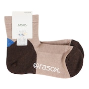 ラソックス（rasox）（メンズ、レディース）トレッキング ソックス 靴下 ブロックパイル・ミッド PL220LC01-801
