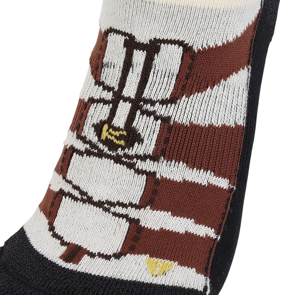 キーン（KEEN）（メンズ、レディース）ソックス 靴下 ニューポートィシュ ローカット 1028262 ホワイト×ブラウン