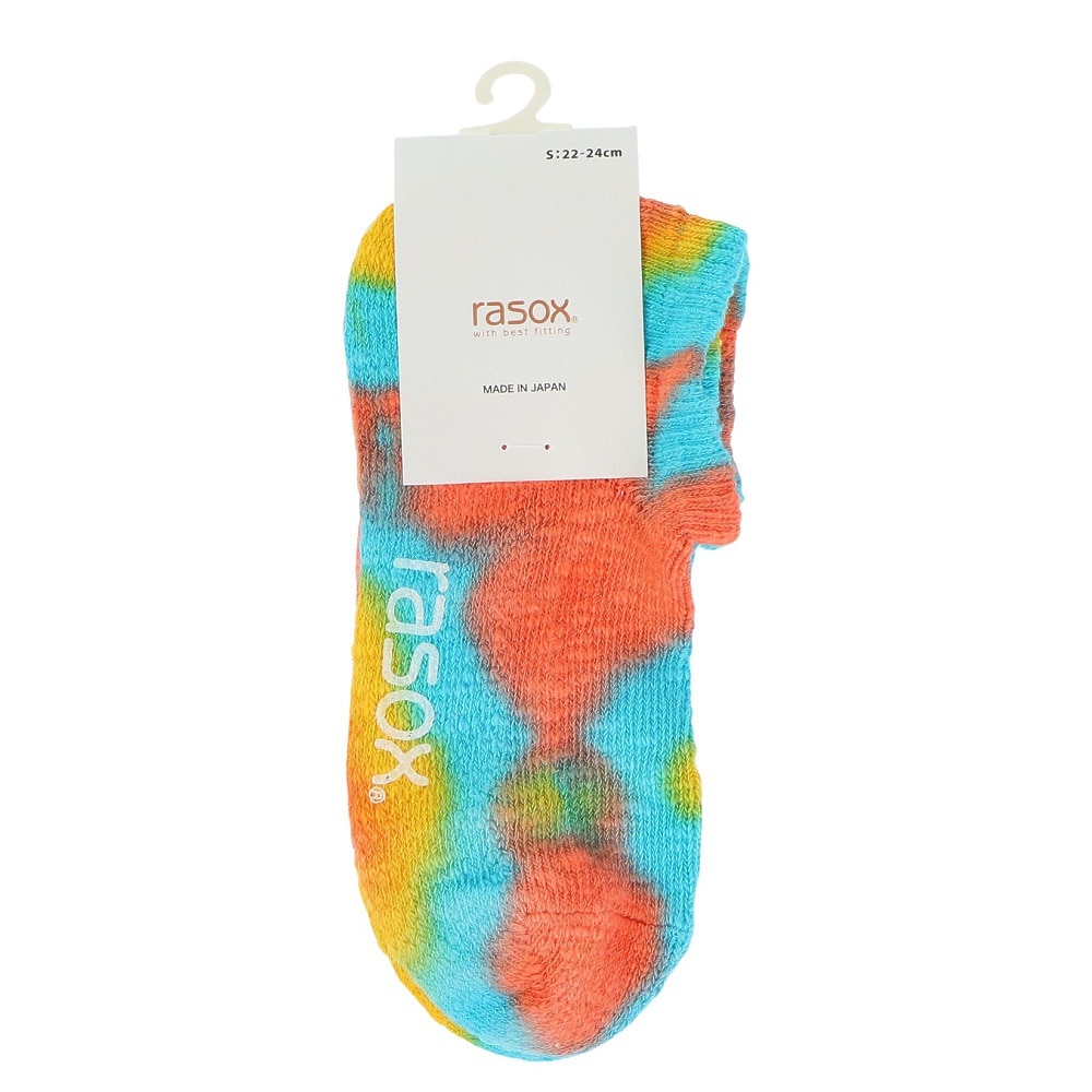 ラソックス（rasox）（メンズ、レディース）ソックス 靴下 タイダイ・ロウ CA091SN24-231