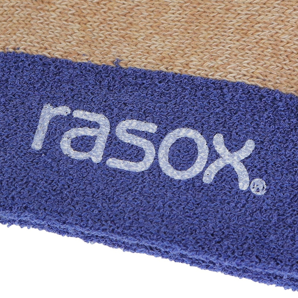 ラソックス（rasox）（メンズ、レディース）ソックス 靴下 スポーツ・ロウ SP151AN20-638 ベージュ