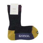 ラソックス（rasox）（メンズ、レディース）トレッキング ソックス 靴下 スポーツ・クルー SP140CR01-829