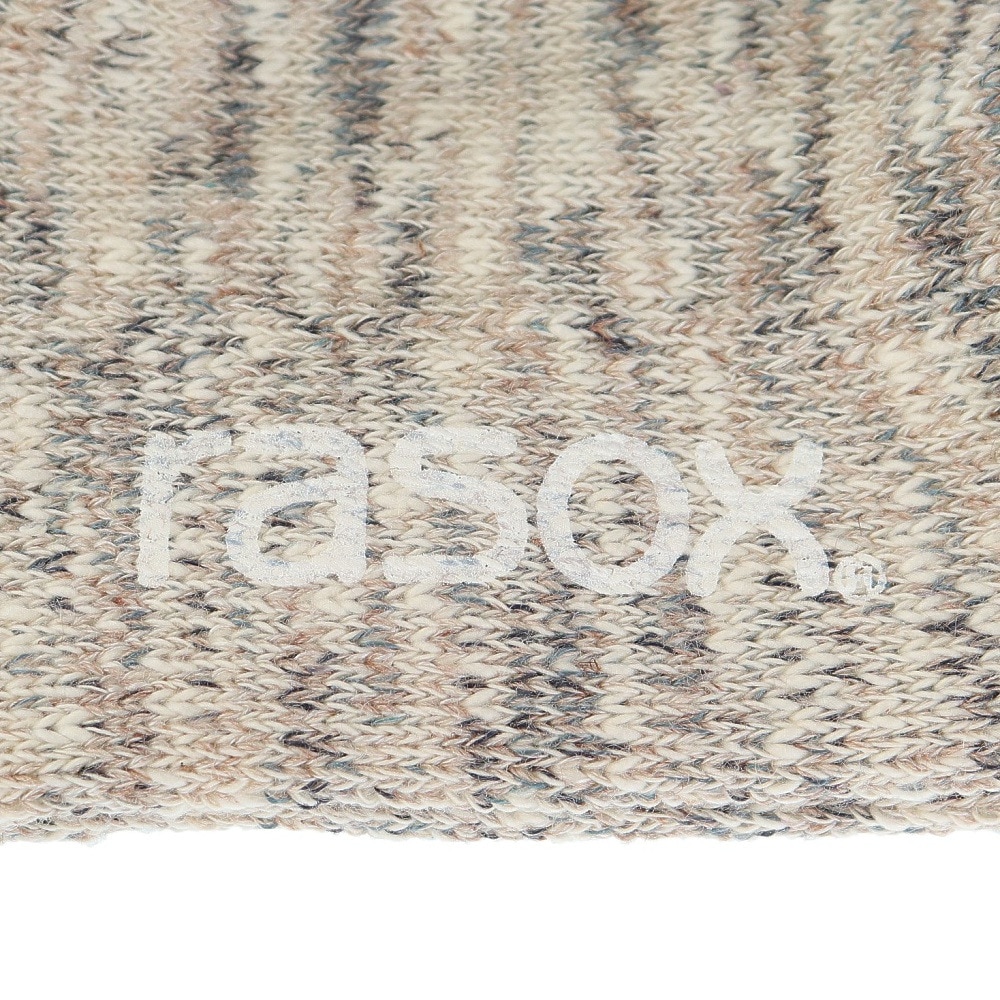 ラソックス（rasox）（メンズ、レディース）ソックス 靴下 コットンリネン・スラブミッド CA231LC02-700