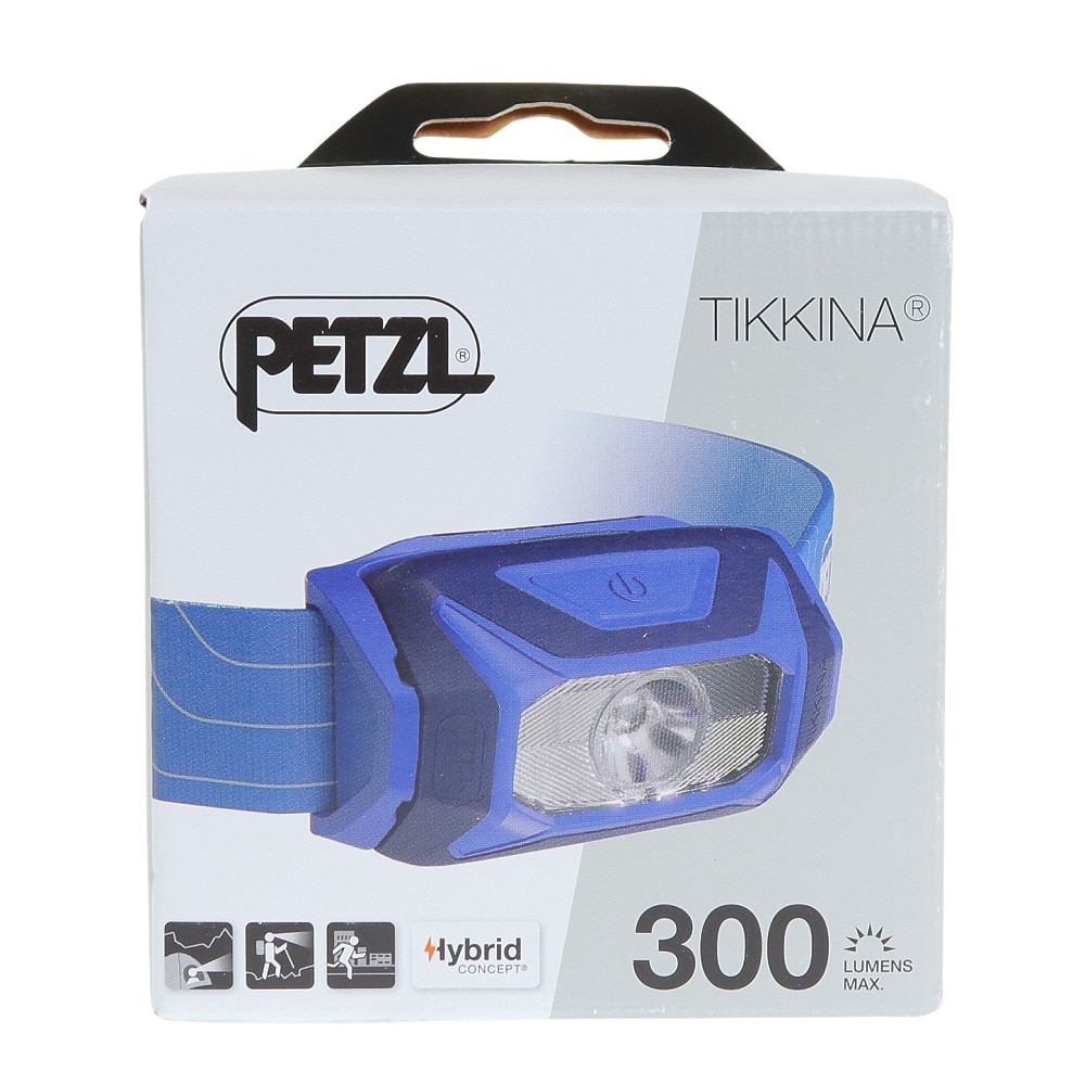 ペツル（Petzl）（メンズ、レディース）LEDヘッドライト ティキナ E060AA01 ブルー 電池式 耐水 アウトドア 防災 防災用品 非常用 災害