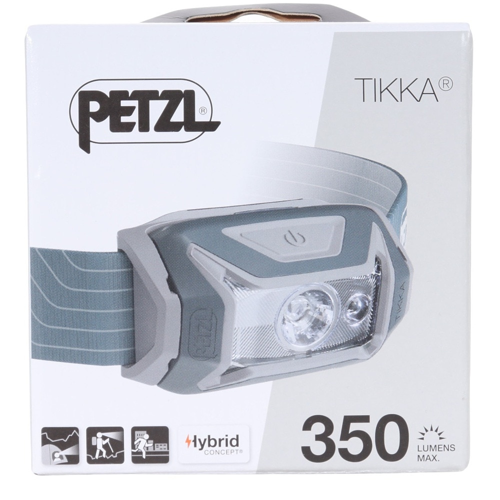 ペツル（Petzl）（メンズ、レディース）LEDヘッドライト ティカ E061AA00 グレー アウトドア 防災 防災用品 非常用 災害