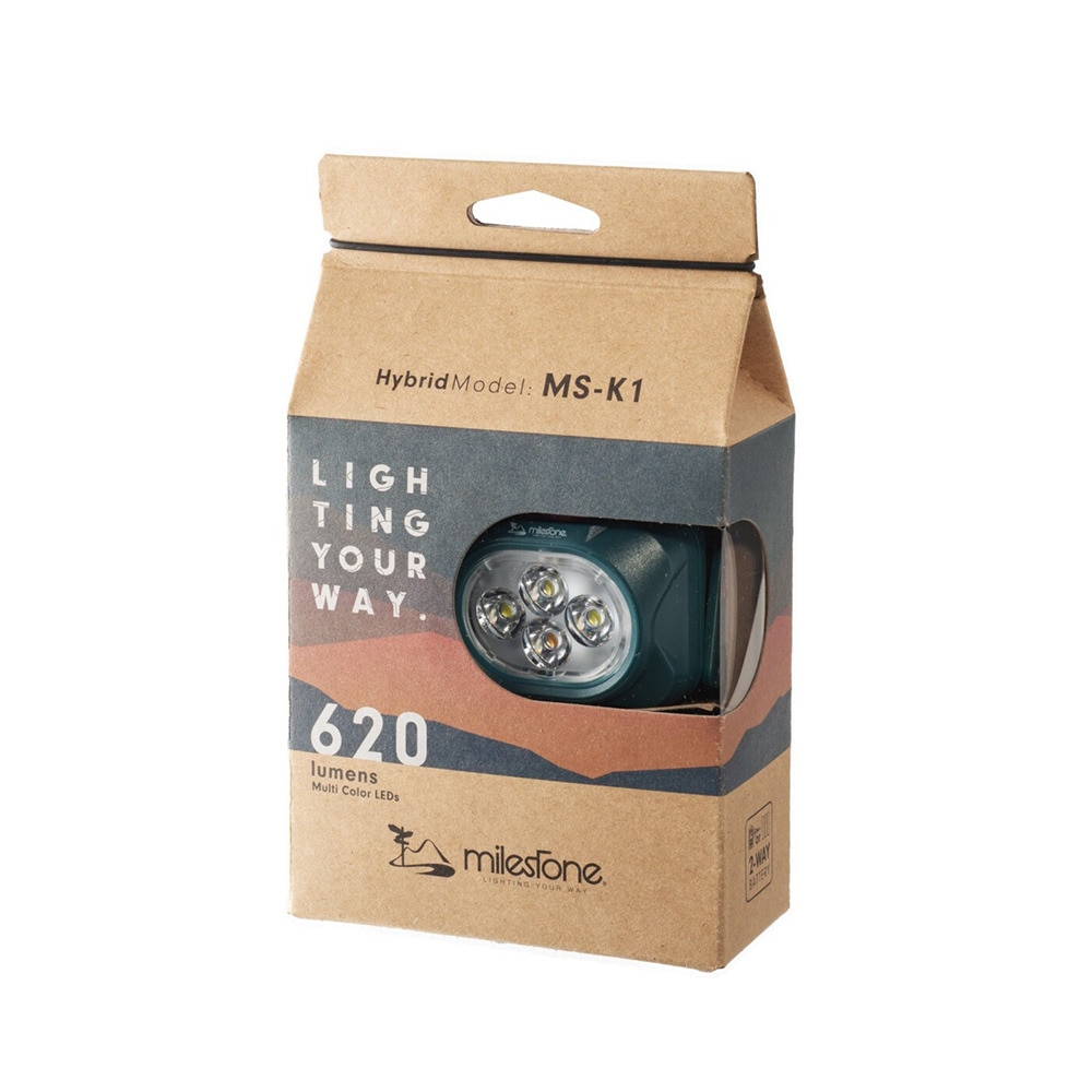 マイルストーン（milestone）（メンズ、レディース）LEDヘッドライト ハイブリッド・モデル MS-K1
