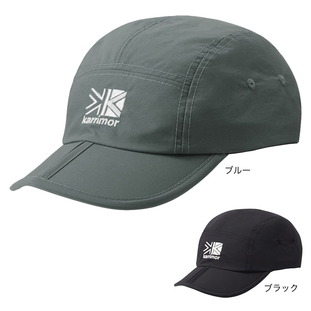カリマー（karrimor）（メンズ）folding cap フォールディングキャップ スチールグレー 101267-4360 帽子 アウトドア キャンプ トレッキング 登山 撥水 UV