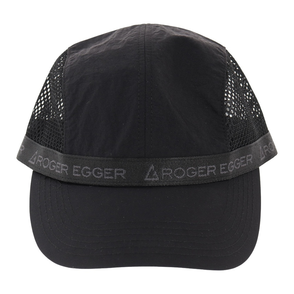 ロジャーエーガー（ROGER EGGER）（メンズ、レディース）帽子 キャップ トレッキング 登山 トレイルハイクキャップ RE2SST570005 BLK