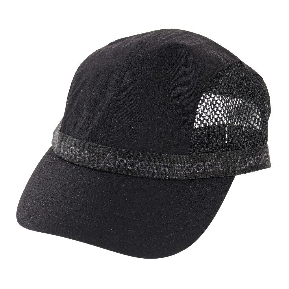 ロジャーエーガー（ROGER EGGER）（メンズ、レディース）帽子 キャップ トレッキング 登山 トレイルハイクキャップ RE2SST570005 BLK