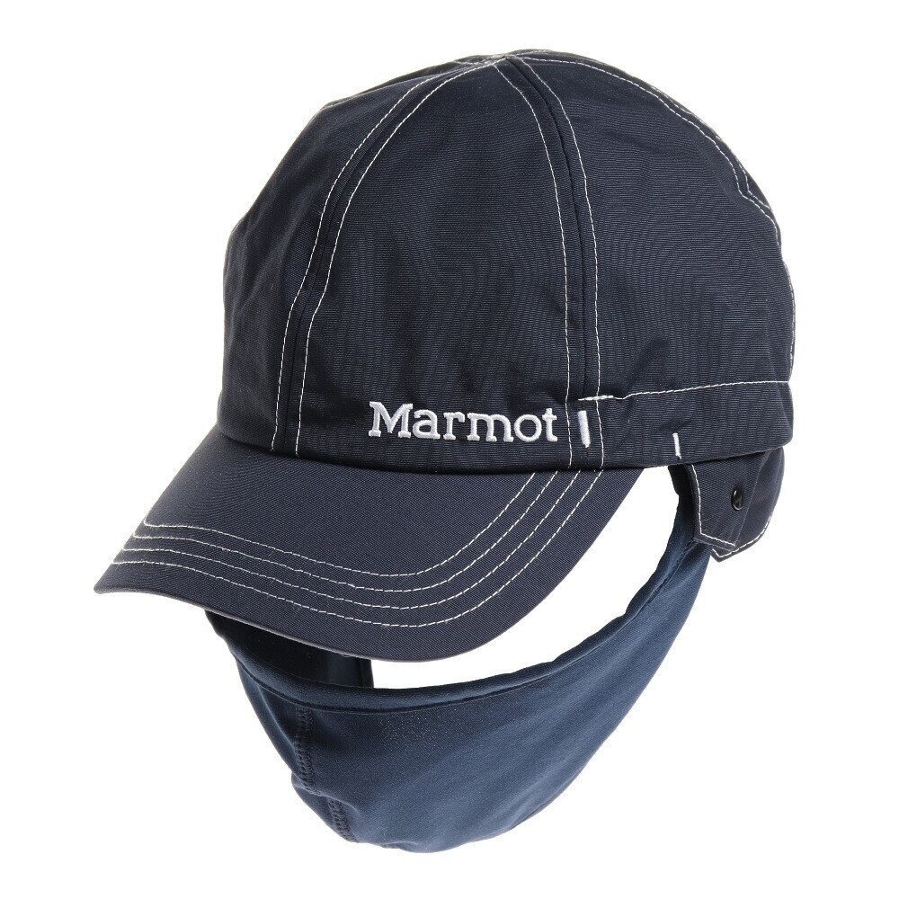 マーモット（Marmot）（メンズ）UPF50+ 撥水 便利な着脱式 フェイスガードキャップ TOARJC40 NV ネイビー UV