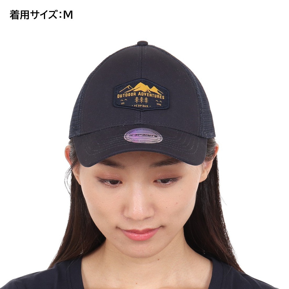 アイスピーク（ICEPEAK）（メンズ、レディース）帽子 キャップ HARFORD 358827874390 ダークブルー UV対策 メッシュ 通気性