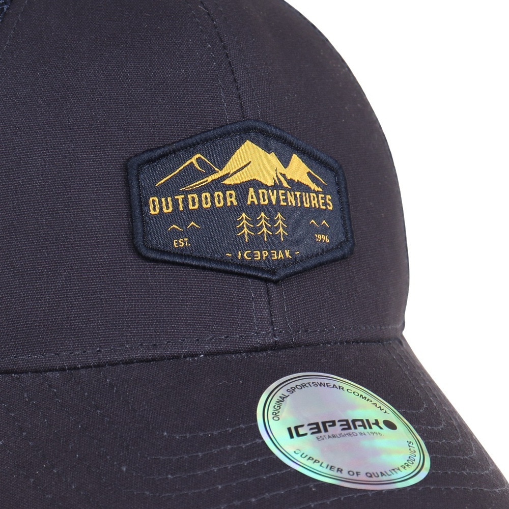 アイスピーク（ICEPEAK）（メンズ、レディース）帽子 キャップ HARFORD 358827874390 ダークブルー UV対策 メッシュ 通気性