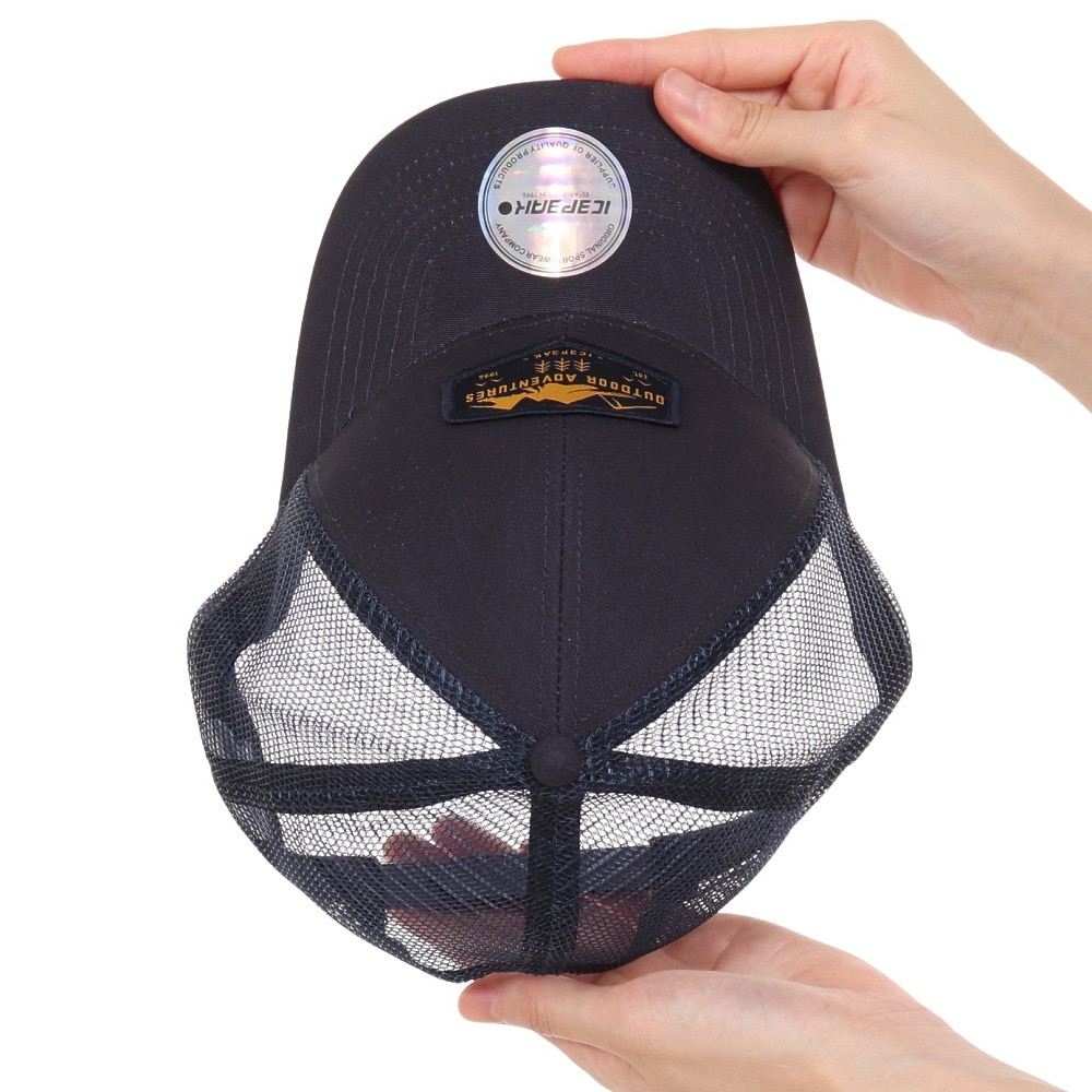 アイスピーク（ICEPEAK）（メンズ、レディース）帽子 キャップ HARFORD 358827874390 ダークブルー UV対策 メッシュ 通気性
