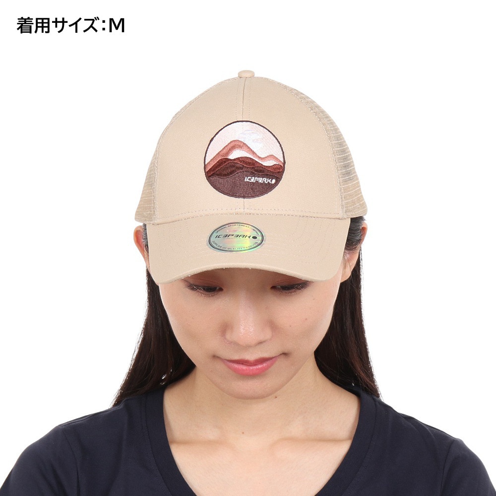 アイスピーク（ICEPEAK）（メンズ、レディース）帽子 キャップ HARFORD 35882787445 ベージュ UV対策 メッシュ 通気性