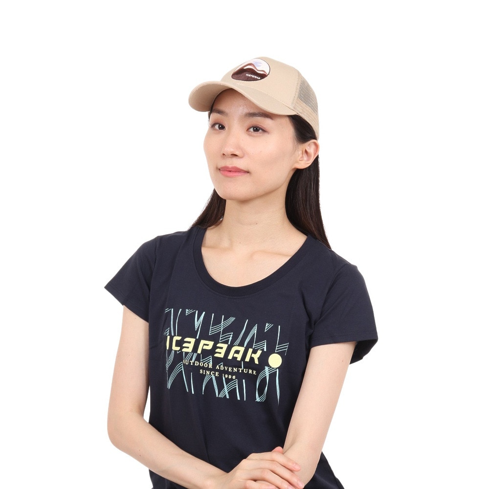 アイスピーク（ICEPEAK）（メンズ、レディース）帽子 キャップ HARFORD 35882787445 ベージュ UV対策 メッシュ 通気性