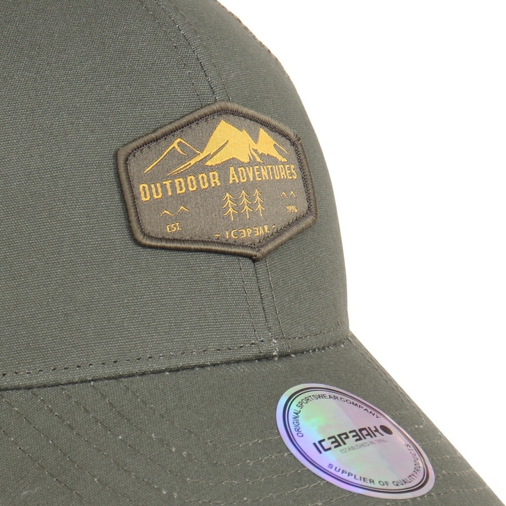 アイスピーク（ICEPEAK）（メンズ、レディース）帽子 キャップ HARFORD 358827874589 オリーブ UV対策 メッシュ 通気性