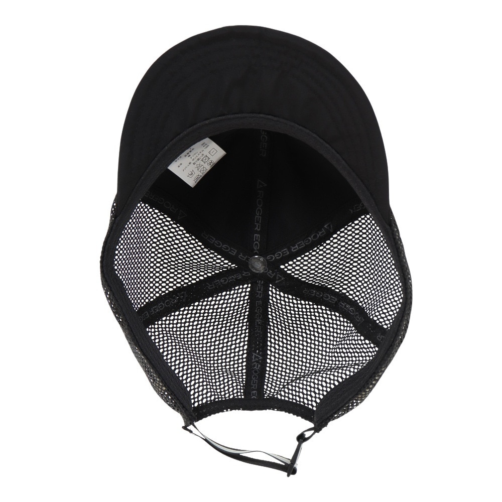 ロジャーエーガー（ROGEREGGER）（メンズ）スイスブランド 吸汗速乾 消臭 キャップ 帽子 BALLHIKE MESH RE23SST5700007 BLK ブラック UV