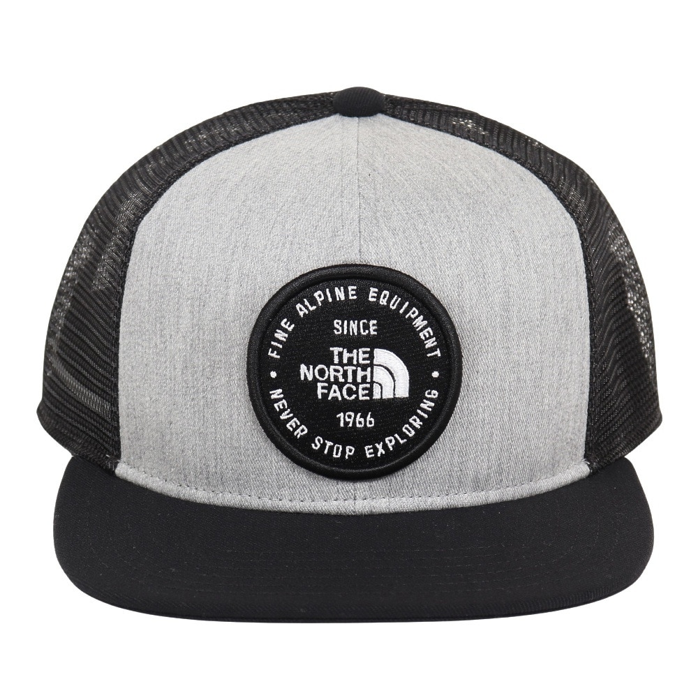 ザ・ノース・フェイス（THE NORTH FACE）（メンズ、レディース）帽子 キャップ メッセージメッシュキャップ NN02333 Z グレー サイズ調節 通気性 ユニセックス