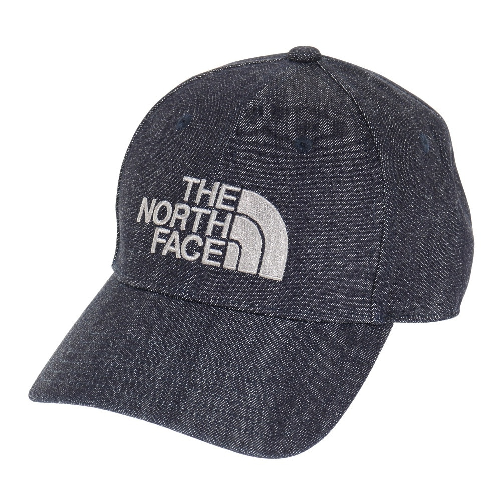 ザ・ノース・フェイス（THE NORTH FACE）（メンズ、レディース）帽子 TNFロゴキャップ NN42242 ID インディゴ 春 サイズ調整 紫外線対策 ユニセックス UV