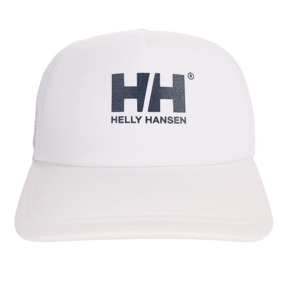 ヘリーハンセン（HELLY HANSEN）（メンズ、レディース）帽子 キャップ HHロゴメッシュキャップ HC92301 W ホワイト 速乾 通気性 春 UV