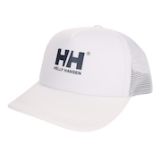 ヘリーハンセン（HELLY HANSEN）（メンズ、レディース）帽子 キャップ HHロゴメッシュキャップ HC92301 W ホワイト 速乾 通気性 春