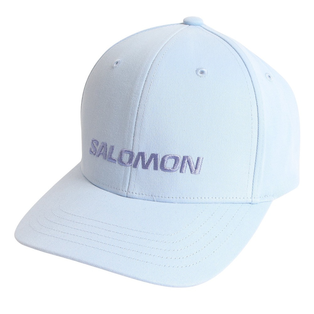 サロモン（SALOMON）（メンズ、レディース）帽子 キャップ トレッキング 登山 LOGO キャップ LC2025000 ブルー UV