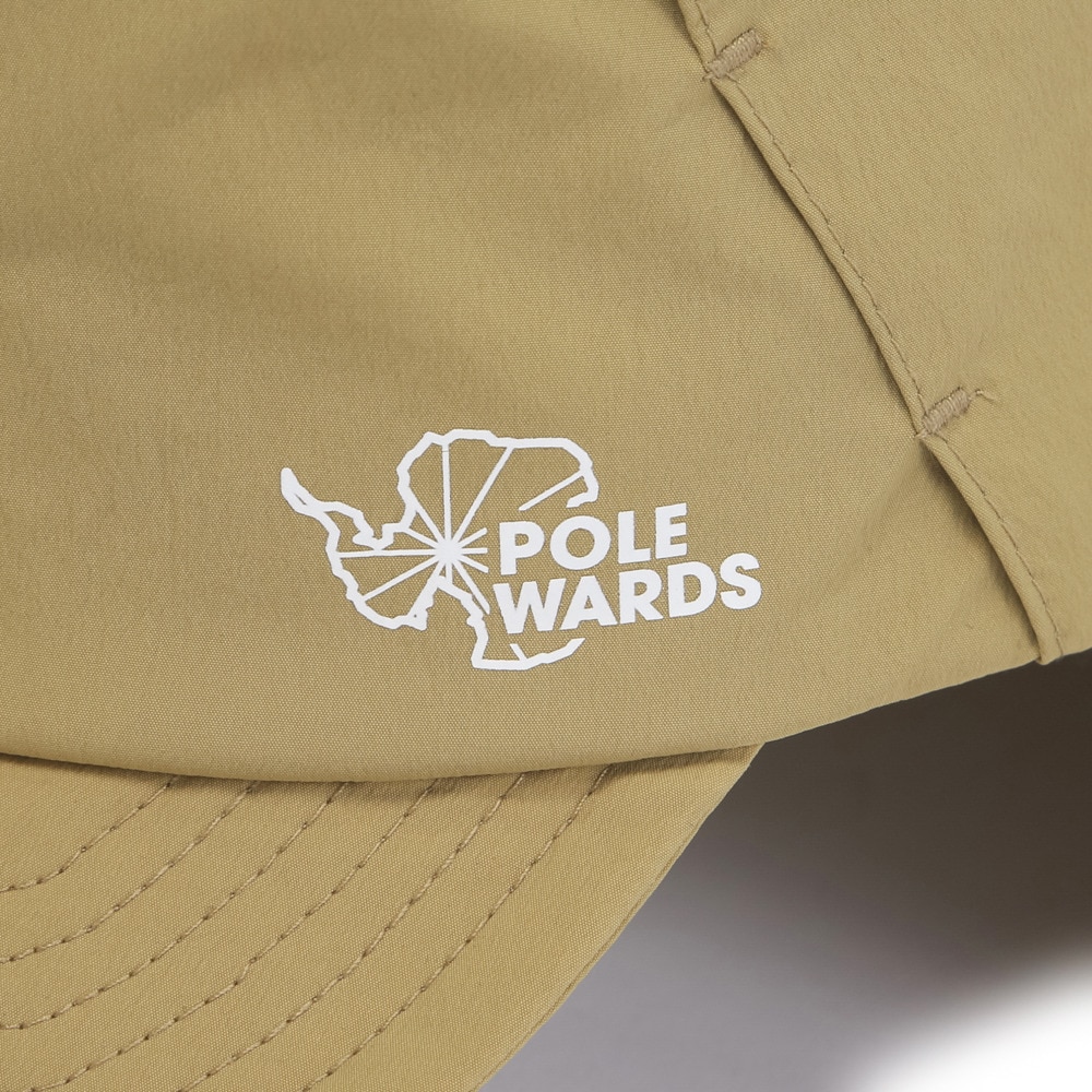 POLEWARDS（メンズ）吸汗速乾 接触冷感 ダブルブリムワーク キャップ PW2PFB01 BEG ベージュ UV