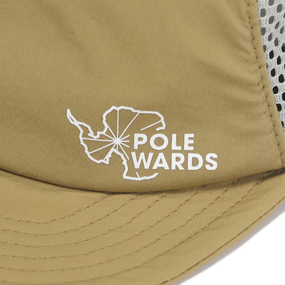 POLEWARDS（メンズ）帽子 キャップ ベンチレーションジェットキャップ PW2PFB02 BEG ベージュ UV