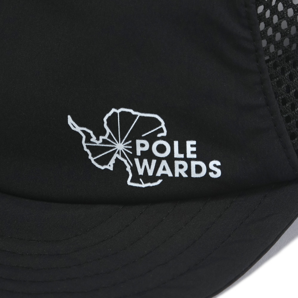 POLEWARDS（メンズ）帽子 キャップ ベンチレーションジェットキャップ PW2PFB02 BLK ブラック UV
