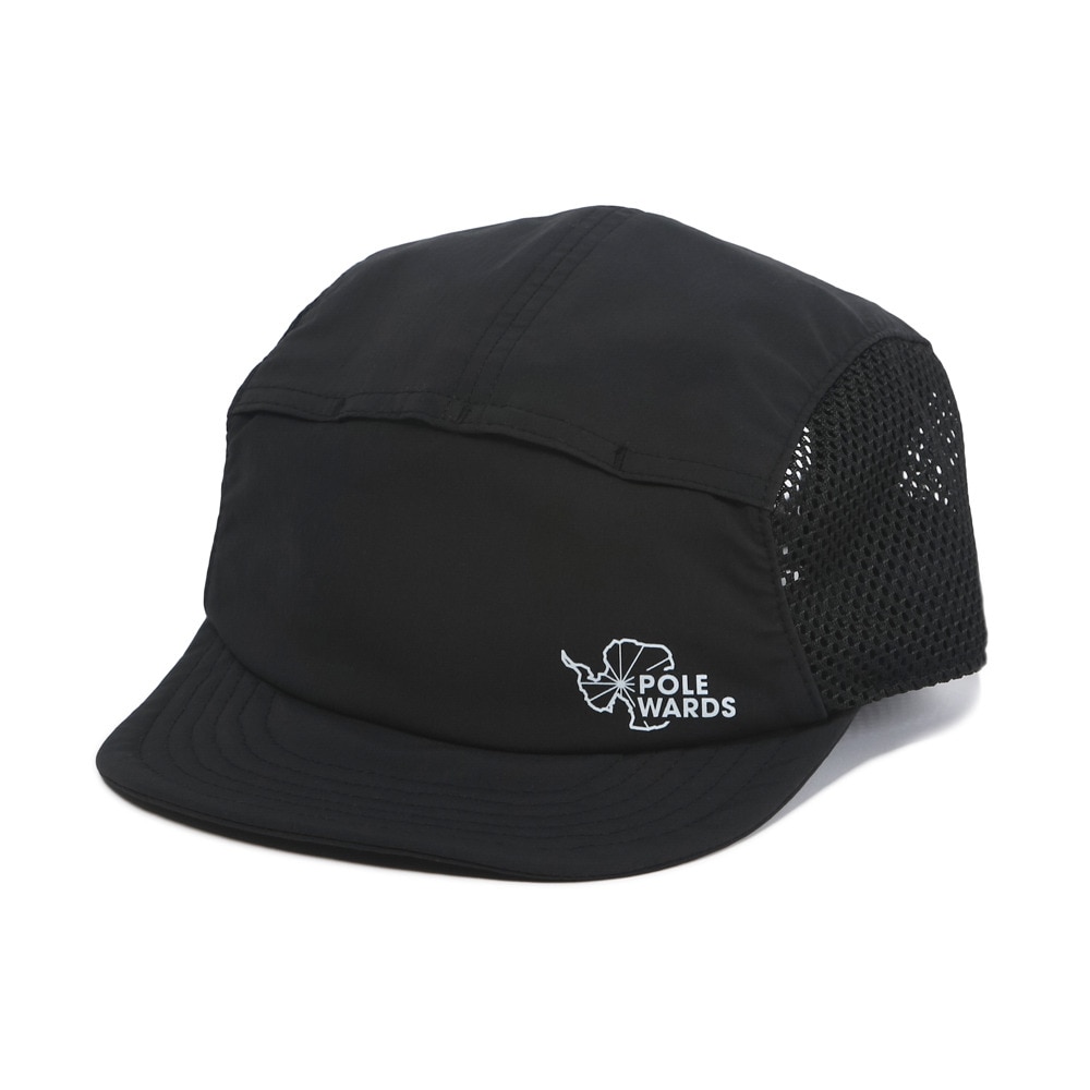 POLEWARDS（メンズ）帽子 キャップ ベンチレーションジェットキャップ PW2PFB02 BLK ブラック UV