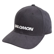 サロモン（SALOMON）（メンズ、レディース）帽子 キャップ トレッキング 登山 LOGO キャップ LC1895300 ブラック