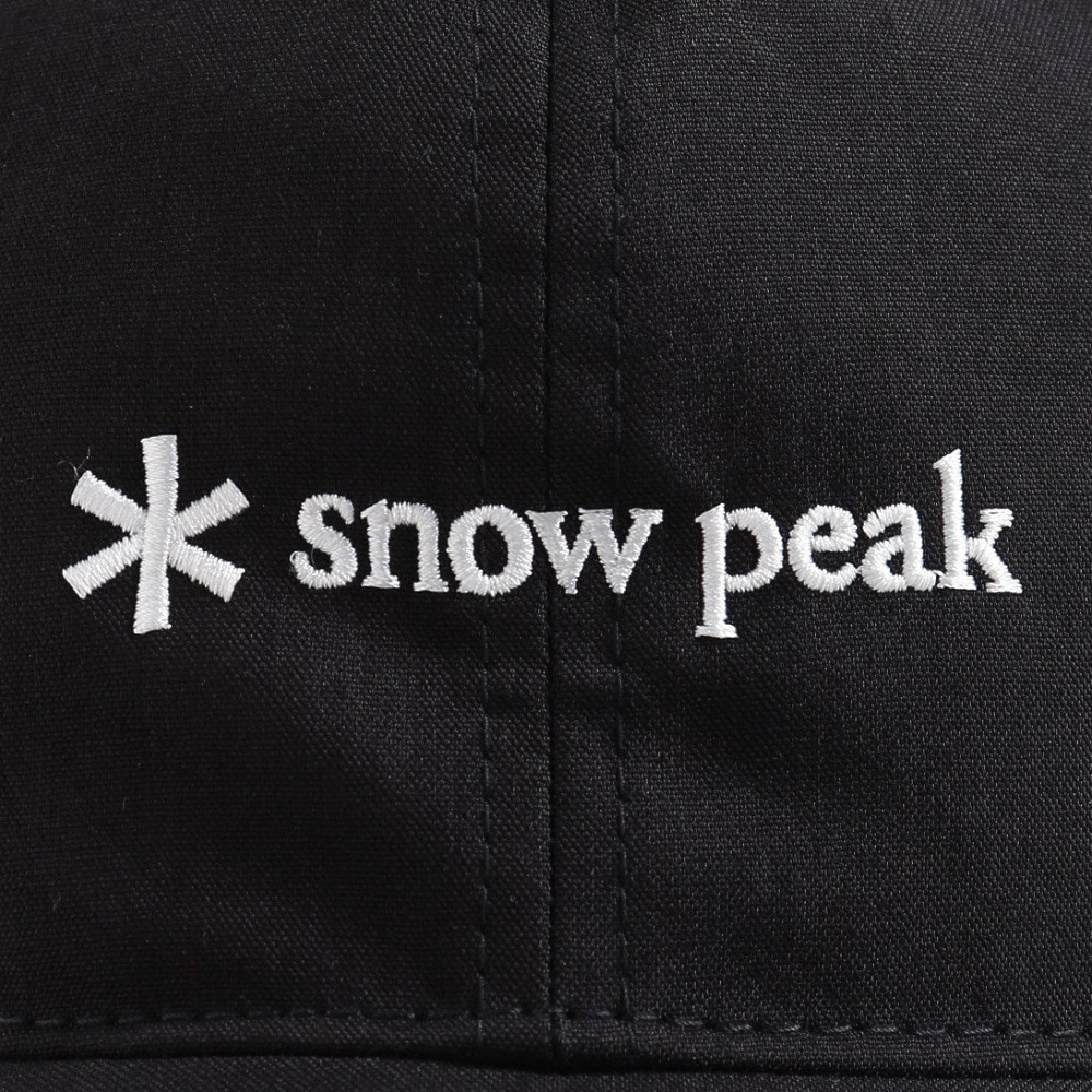 スノーピーク（snow peak）（メンズ、レディース）帽子 キャップ ロゴキャップ SPE-AC-23AU001 BK ブラック UV