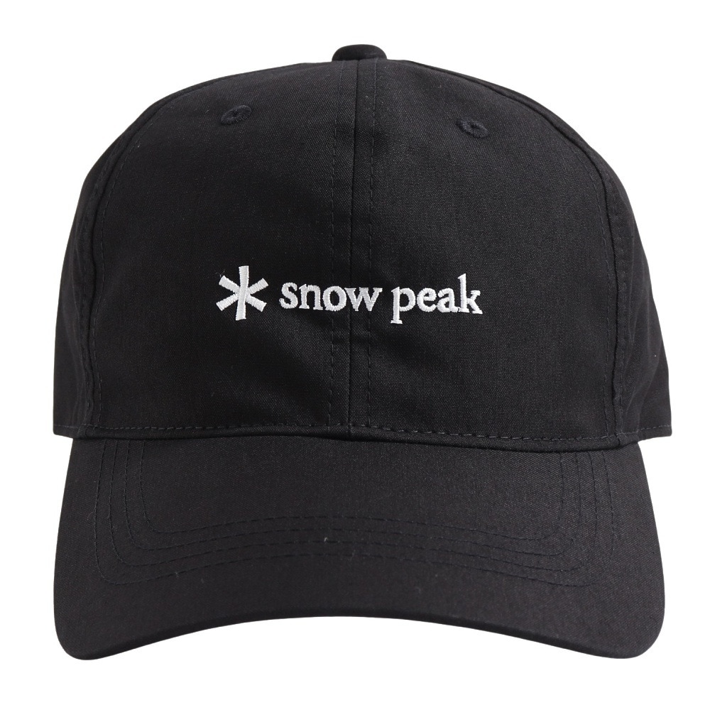 スノーピーク（snow peak）（メンズ、レディース）帽子 キャップ ロゴキャップ SPE-AC-23AU001 BK ブラック UV