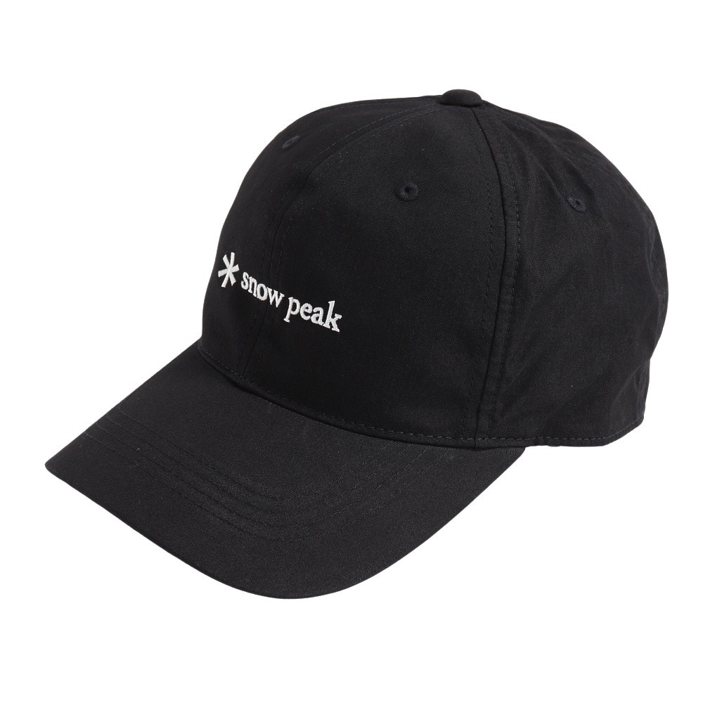 スノーピーク（snow peak）（メンズ、レディース）帽子 キャップ ロゴキャップ SPE-AC-23AU001 BK ブラック