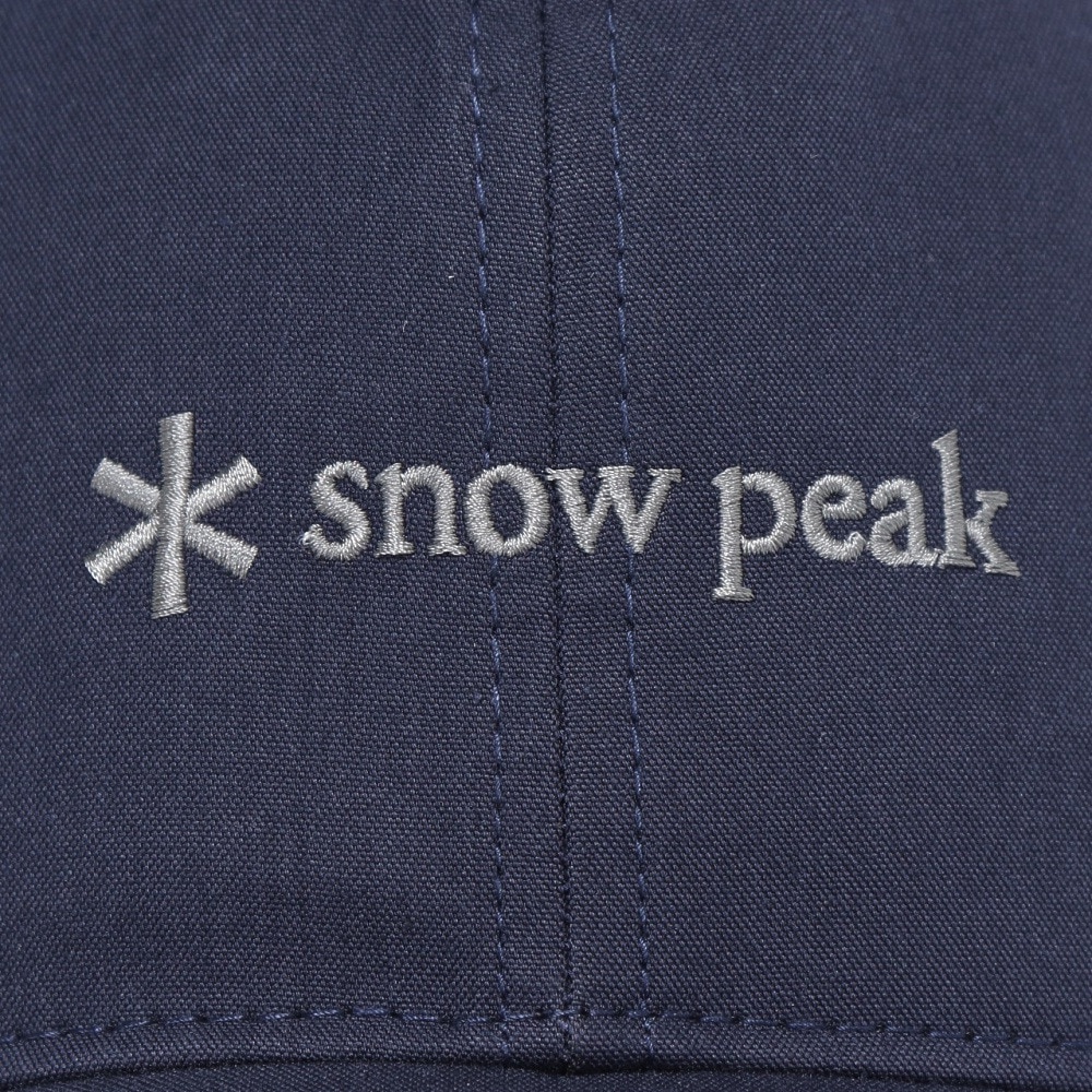 スノーピーク（snow peak）（メンズ、レディース）帽子 キャップ ロゴキャップ SPE-AC-23AU001 NV ネイビー UV