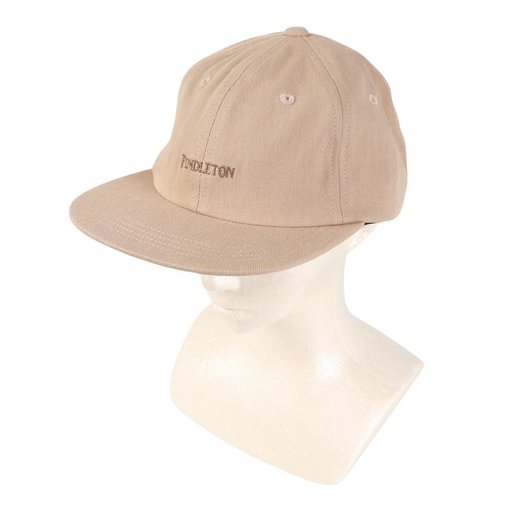 ペンドルトン（PENDLETON）（メンズ）帽子 キャップ TWILL CAP PDT-000-241014 BEG ベージュ 日よけ UV対策 シンプルロゴ