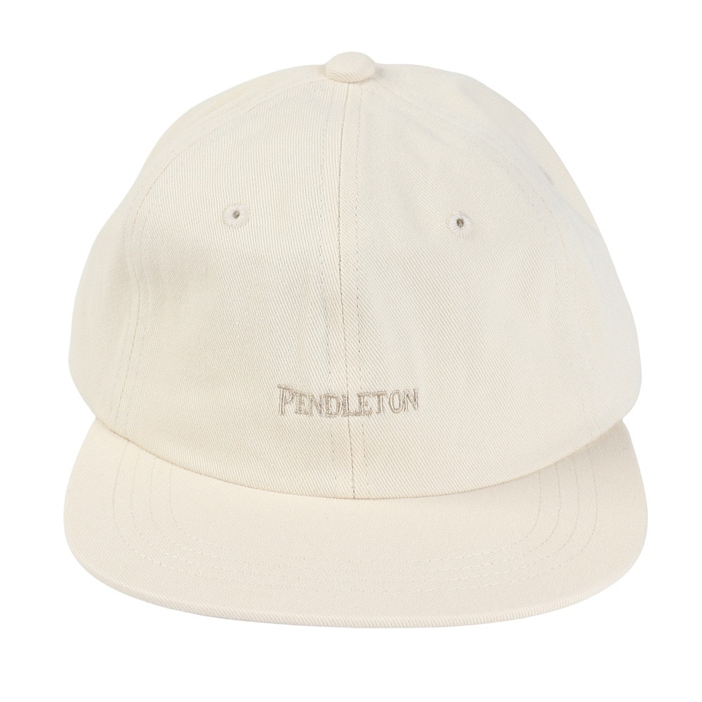 ペンドルトン（PENDLETON）（メンズ）帽子 キャップ TWILL CAP PDT-000-241014 OWHT オフホワイト UV対策 シンプルロゴ
