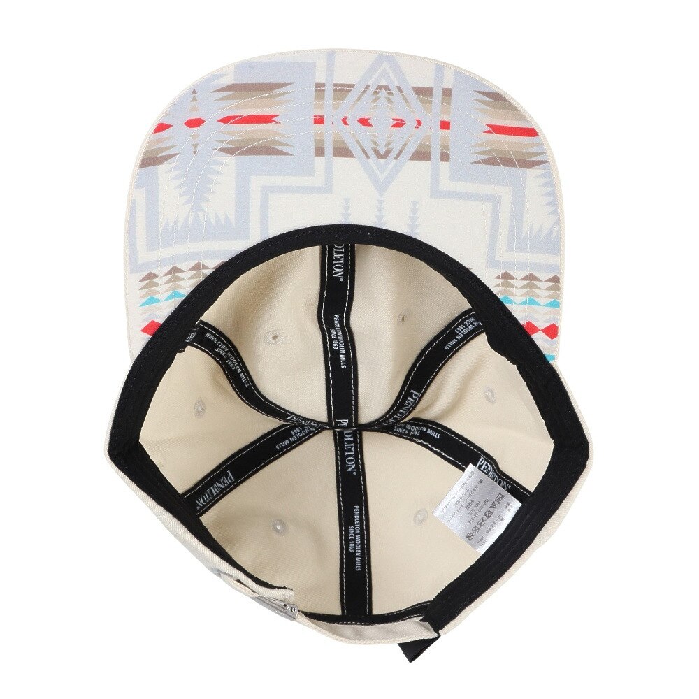 ペンドルトン（PENDLETON）（メンズ）帽子 キャップ TWILL CAP PDT-000-241014 OWHT オフホワイト UV対策 シンプルロゴ