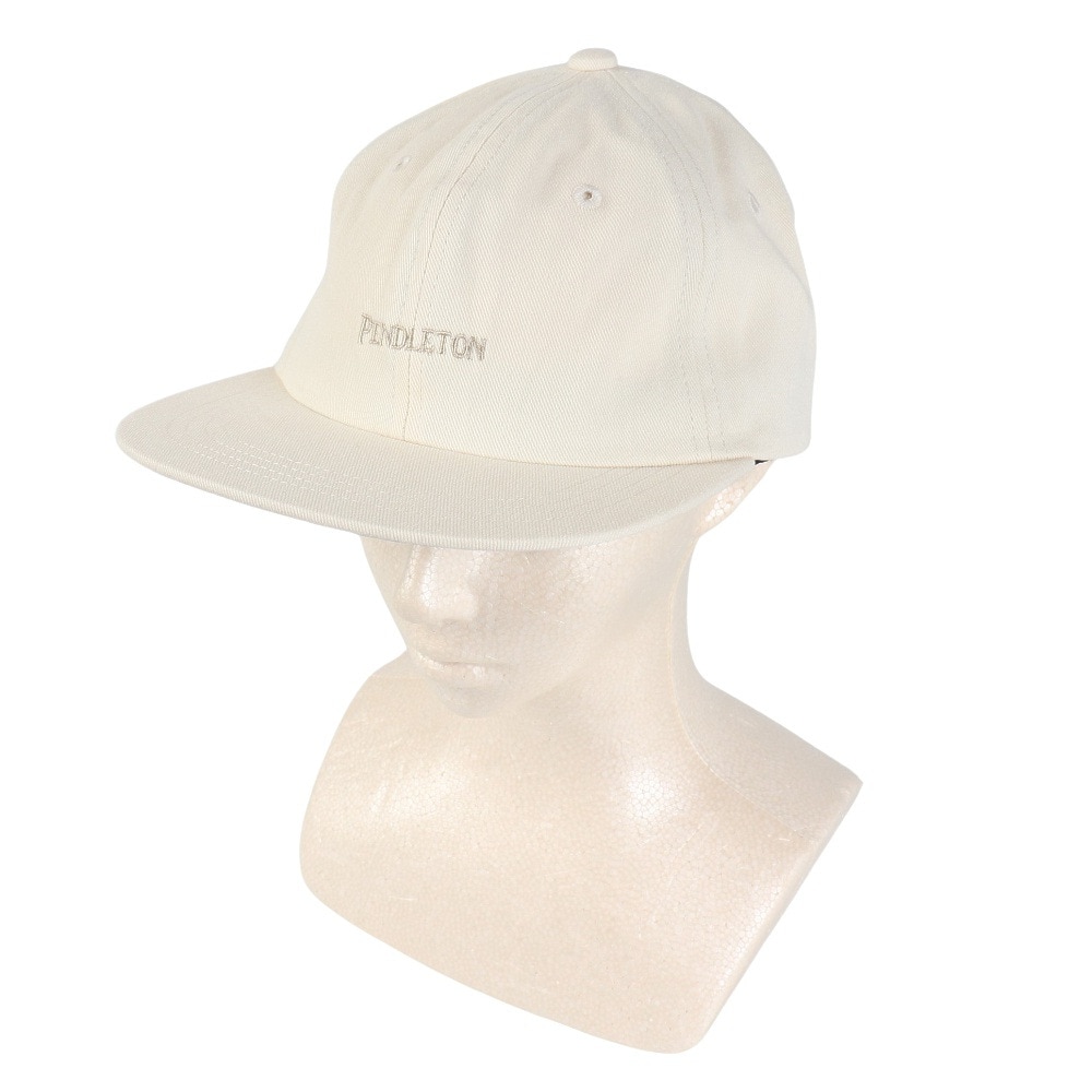 ペンドルトン（PENDLETON）（メンズ）帽子 キャップ TWILL CAP PDT-000-241014 OWHT オフホワイト UV対策 シンプルロゴ