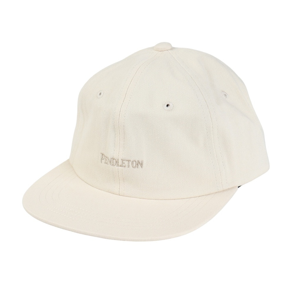ペンドルトン（PENDLETON）（メンズ）帽子 キャップ TWILL CAP PDT-000-241014 OWHT オフホワイト UV対策 シンプルロゴ